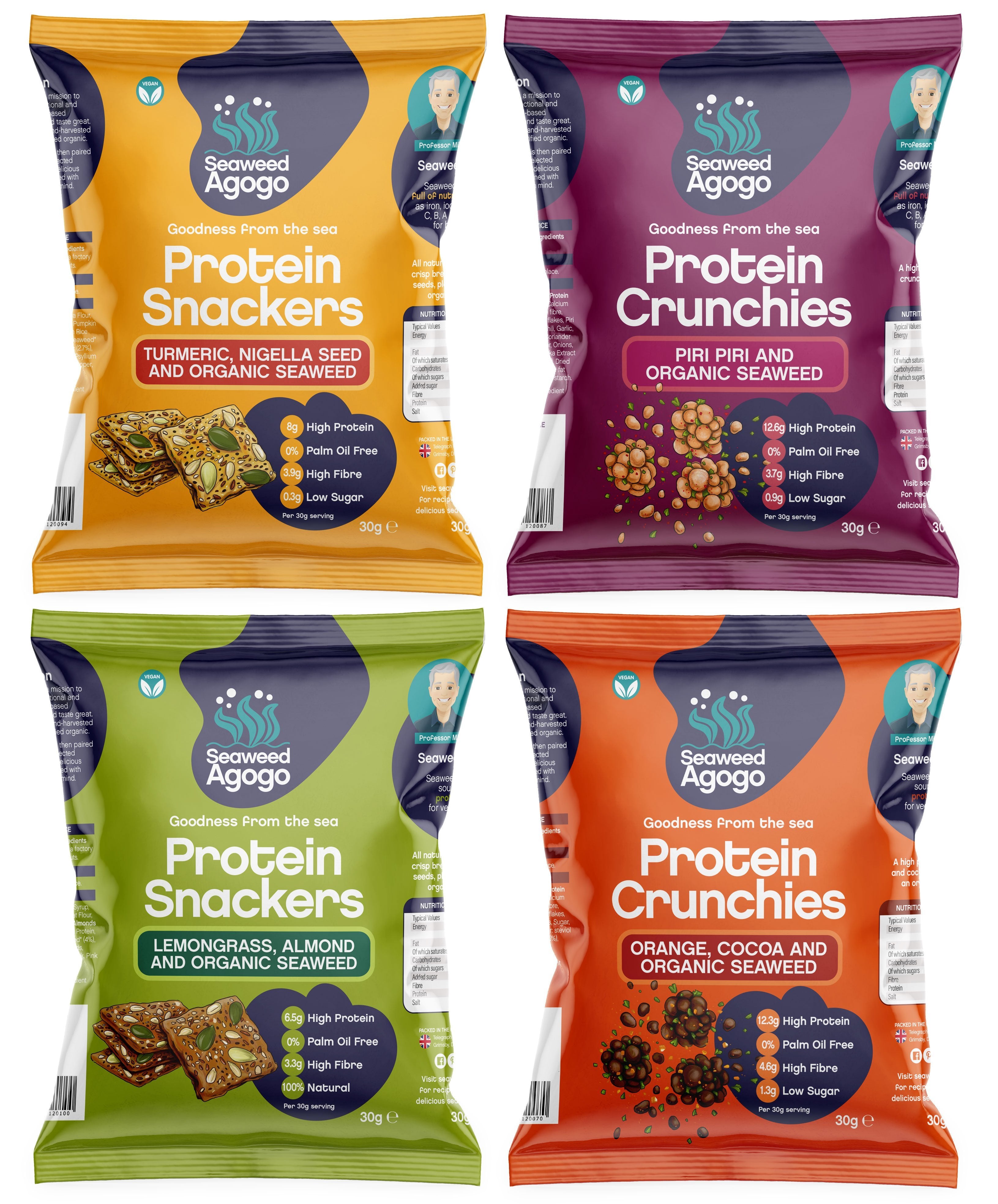 High Protein Snacks High Protein Snacks Sample Pack X4 | Seaweed