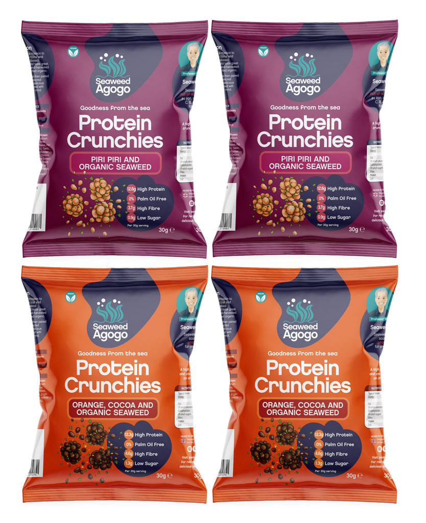 Protein Crunchies - Sample Pack X4 - Seaweed Agogo